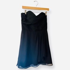 Express Strapless Flowy Black Dress - Size 8